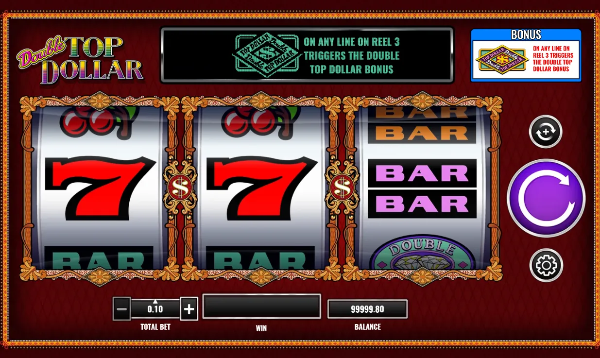 Double Top Dollar demo